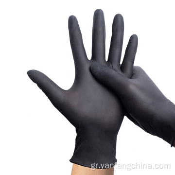 Γάντια νιτρίλης μίας χρήσης με οδοντιατρική σκόνη